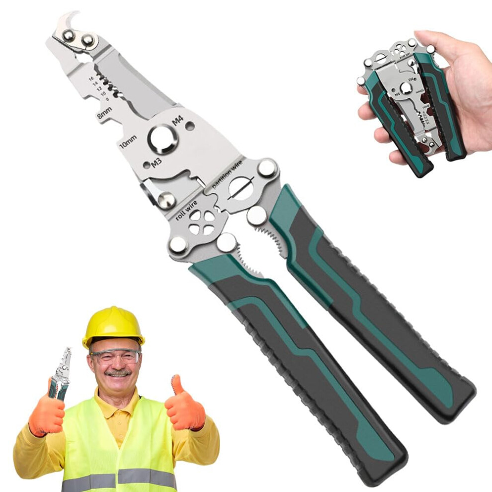 18In1 Foldable Wire Stripper Pliers Model A1, 2025 Multifunctional Wire Crimper And Cable Cutter For Cutting And Pulling Wires 9339159690680