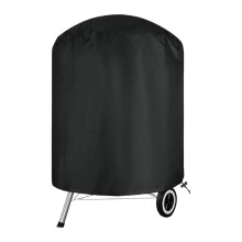 Grill cover – waterproof charcoal grill cover, durable Oxford fabric, round oven protection for picnic, camping, backyard, terrace