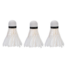 Badminton Tails for Indoor and Outdoor Use, Entertainment and Beginners, Pack of 3