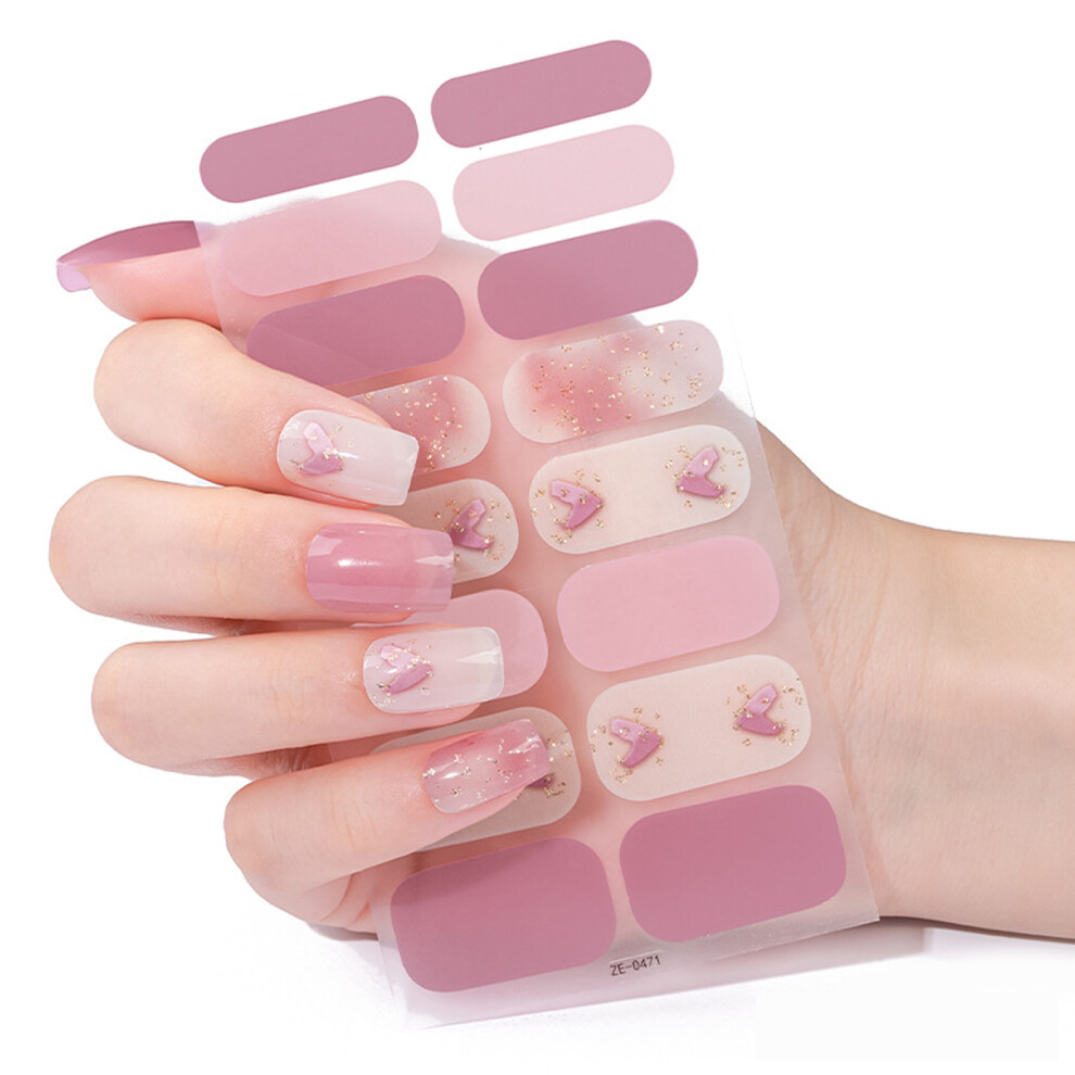French Manicure Stickers Nail Art Decals For Parties-ZE 0471