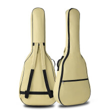 Portable Guitar Bag Waterproof 600D Oxford Guitar Case With DoubleShoulder Strap Black/Beige 40/41Inch 41.4Inch