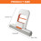 Pliable Wipe Space Efficient Plan Quick Drying-White and black 3