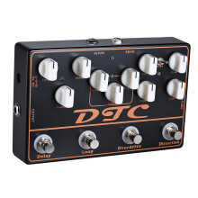 MOSKYAudio DTC 4-in-1-Effektpedal für E-Gitarre,