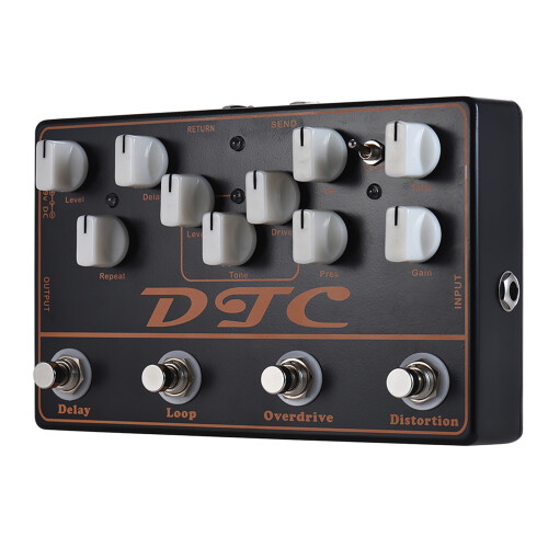MOSKYAudio DTC 4-in-1-Effektpedal für E-Gitarre, 1