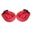 Kickboxing Training Curved Kickpads Thai Pads Red 1