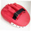 Kickboxing Training Curved Kickpads Thai Pads Red 5