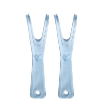 Dental Floss Holder 2 Pack Reusable Floss Handle Replacements Blue Floss Handles For Tooth Cleaning