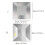 Aluminum Patios Heaters Reflectors-  Large hole distance 4