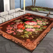 Runner Rugs For Kitchen And Girls Bedroom Red Retro Style Easy Care 90x190cm Green