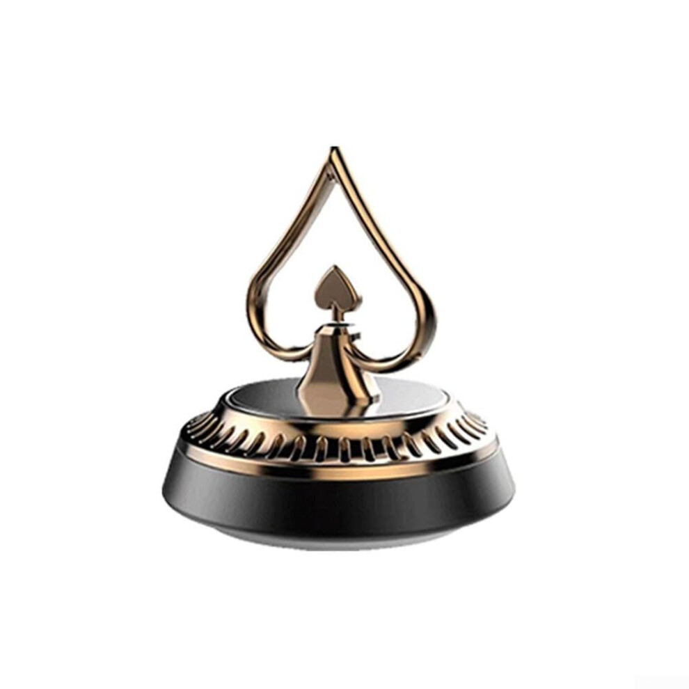 Solar Car Air Freshener With Turbo Fan Diffuser, Solar Powered Natural Aroma For Vehicle Interior 9001264231668