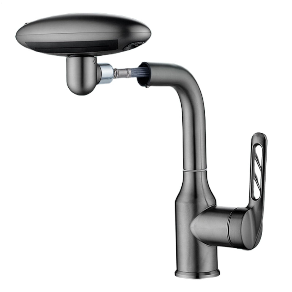 Washbasin Tap With Single Lever, 4 Modes Waterfall Popup Drain 9067246283827