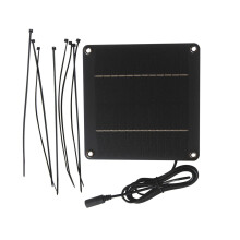 Wasserdichtes Solar-Ladepanel 12 V, 4 W, perfekt für