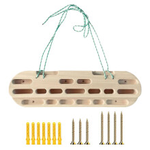 Hangboard Climbing Handles,, Smooth PullUp Bar for Strength Training