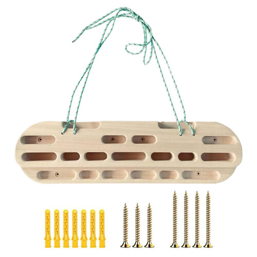 Hangboard  Climbing Handles,, Smooth PullUp Bar for Strength Training
