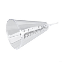 Practical measuring device for soil rain, transparent measuring tool for the garden