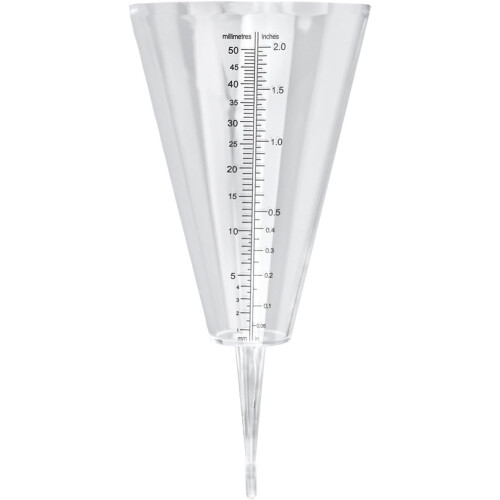 Practical measuring device for soil rain, transparent measuring tool for the garden 1