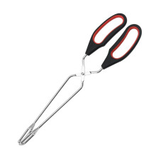 Grill tools, grill scissors tongs, grill tongs, long handle, scissors, fireplace tongs, fireplace tongs (28cm)