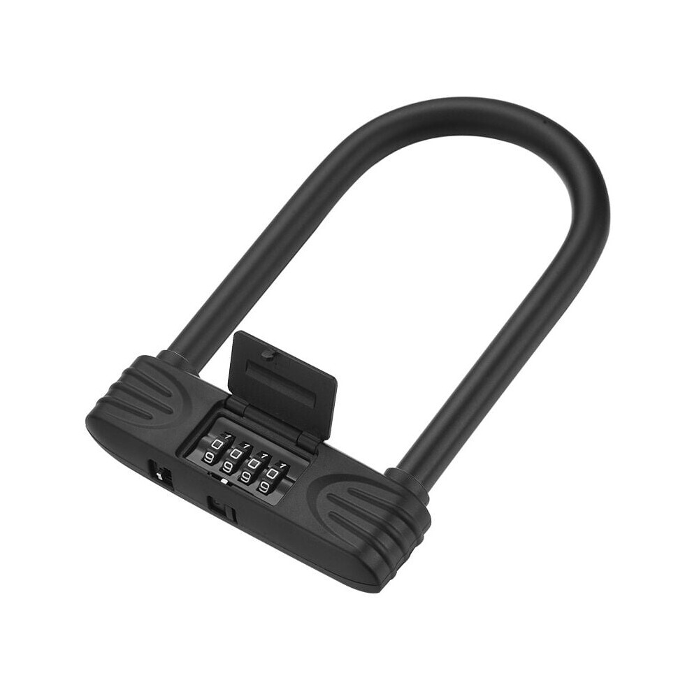 Resettable Combination Lock, U-Shaped Bike Lock With Power Shackle For Heavy Duty Protection Against Theft. 9198585912762
