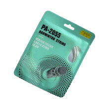 Badmintonschlägerseil  badminton racket string, BadmintonLinie 0.70 mm, MultifilamentTennisschlägersaite 10 m Profi, Fadenersatz F Weiß