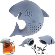 Infuser Tae Siorc In-athúsáidte Ábhar Grád Bia, Silicone atá Cairdiúil don Chomhshaol, Éasca le Nigh, Neamh-tocsaineach, Gan Bholadh, Dearadh
