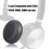 Oreillettes de remplacement en cuir, coussinets d'oreille pour 6