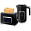 Homcom (Black) HOMCOM 1.7L 3000W Boil Kettle and Toaster Set 8
