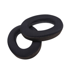 Coussinets d'oreille ergonomiques en mousse à-Grille café noir
