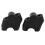 2PCS Lenker Riser Clamp Aluminium Legierung Ersatz 4