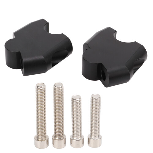 2PCS Lenker Riser Clamp Aluminium Legierung Ersatz