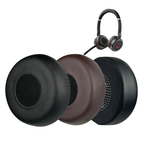 Casques de jeu anti-transpiration, coussinets d'oreille en-Noir 2