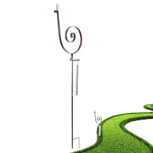 Snail rain gauge, snailshaped stake rain gauge, rust garden stake, cute yard decoration for terrace, lawn, garden, balcony