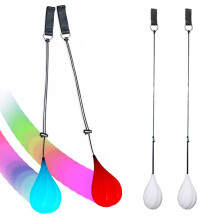 LED Poi Balls Set, 2 Pieces Poi Juggling Balls, Juggling Set Light Painting Accessories