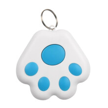 Dog Locator Mini Item Finder Sky Blue Cat Claw Shape Portable AntiLost Device For Luggages, Kids, Pets