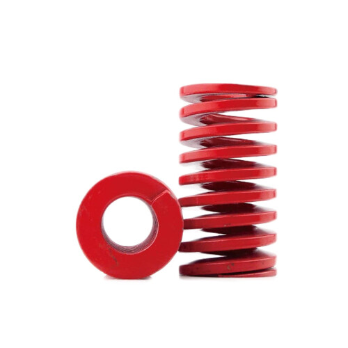 Plastic Spring Extended Compression Spring  Tensile Flexibility Red Mold Spring 30Mm ID 15Mm Steel 200Mm Length