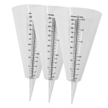 Rain Meter Garden Rain Meter Conical Rain Gauge for Outdoor Measuring Cup Transparent Lawn Rain Gauge Simple