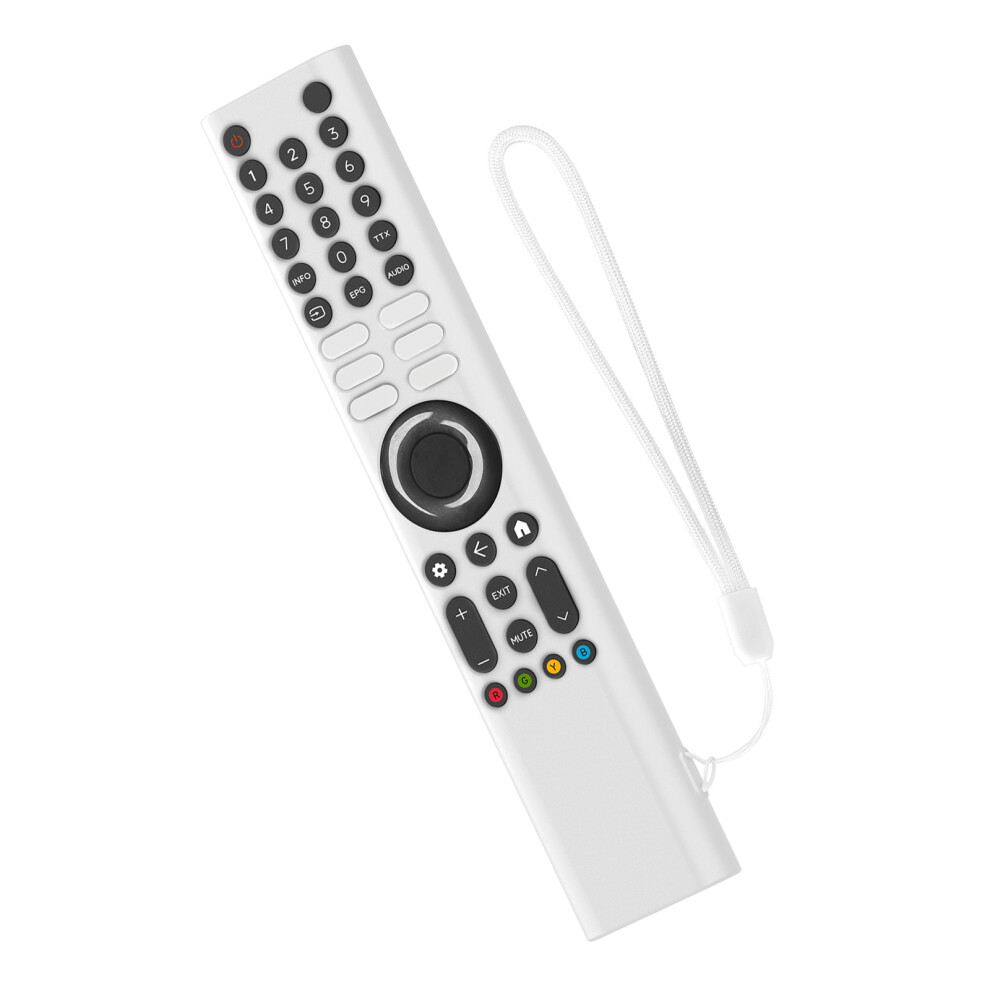 Shock Absorbing Silicone Cover For Xmrmp3 Remotes Control- White 7709000210275