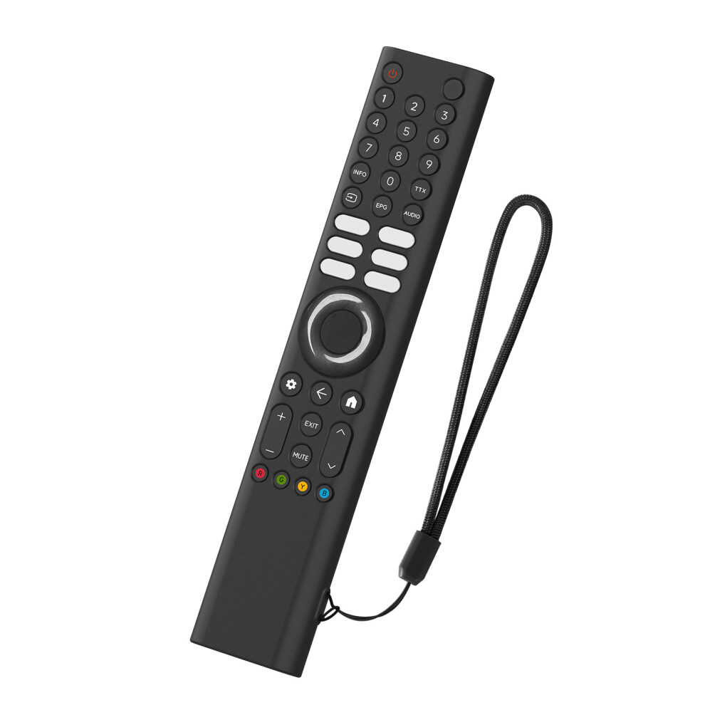 Full Coverage Silicone Skin For Xmrmp3 Tv Remote Dust- Black 7709000210206