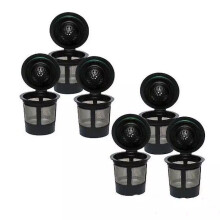 Herbruikbare koffiefilters, universele koffiefilterhouder met roestvrijstalen gaas, navulbare capsule voor Keurig en andere koffiezetapparaten voor