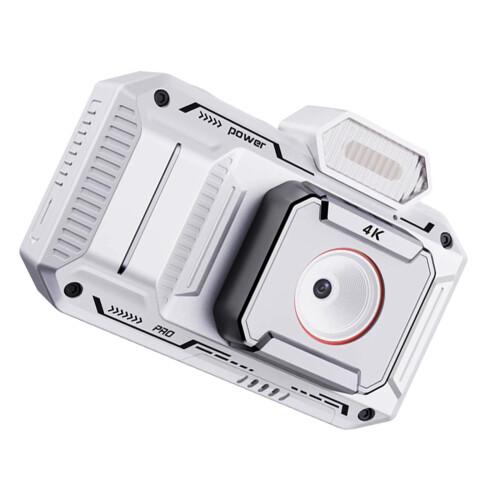 Compacte 4K-videocamera AntiBlur-technologie Vintage-Wit