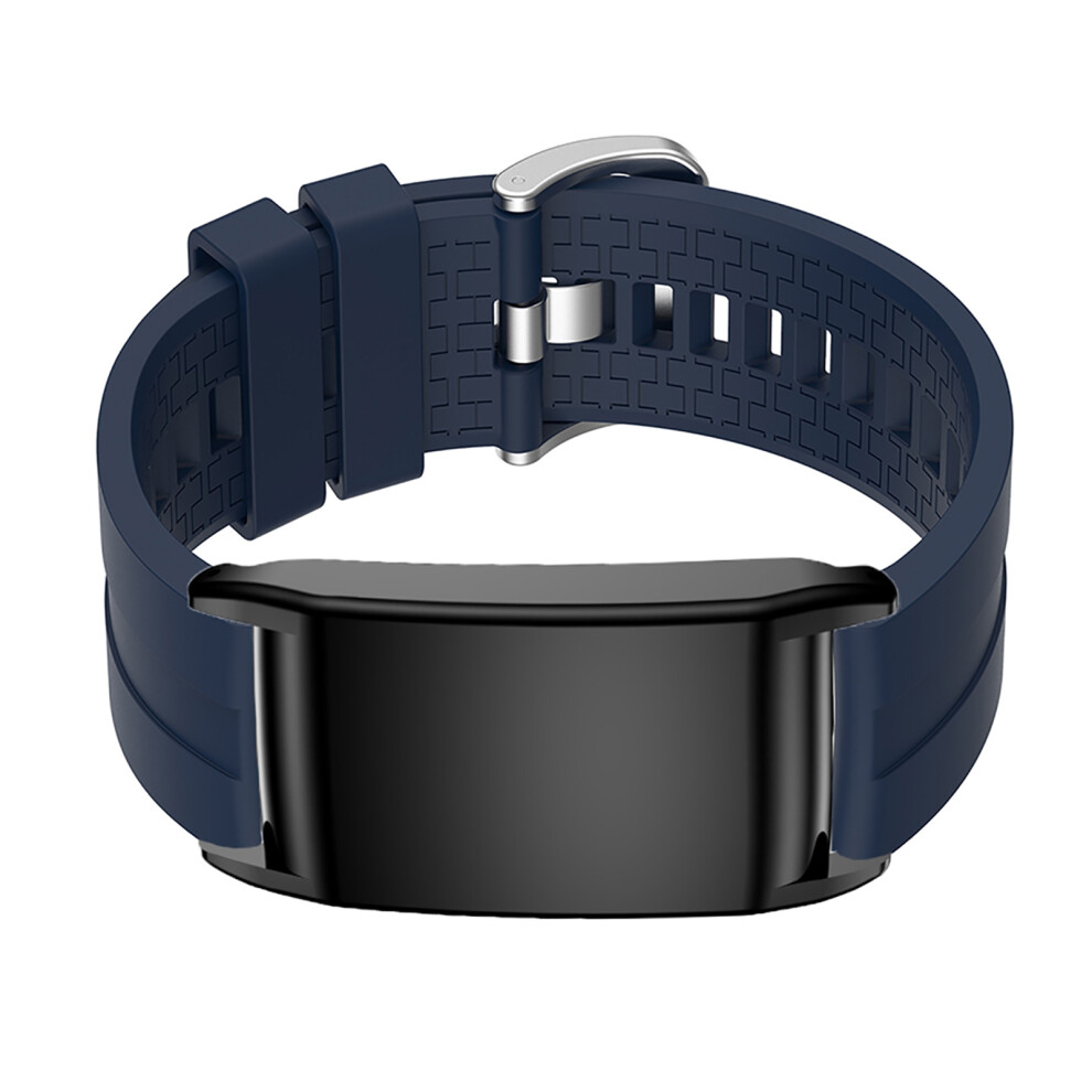 Breathable Flexible Silicone Wriststrap Bracelets-Midnight Blue 7709000211692