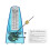 Transparentes mechanisches Metronom mit Glocke, 1
