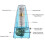 Transparentes mechanisches Metronom mit Glocke, 9