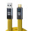 10Gbps USB3.2-opslagapparaatkabel Snel opladen-geel 20cm 1