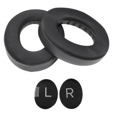 Oreillettes antidérapantes infusées de Gel pour écouteurs-Noir