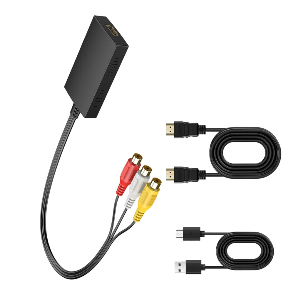 3Rca Female/Male To Hdtv Converter Cable 1080P-Av Rca Female 7709000214174