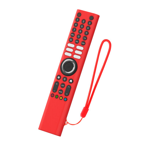 Flexible Silicone Case For XMRMP3 TV Remote Dustproof-red