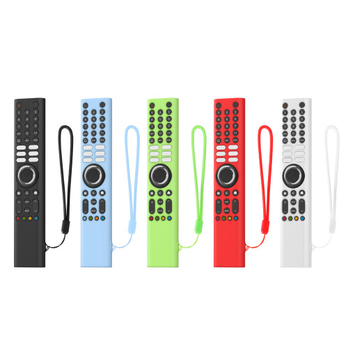 Flexible Silicone Case For XMRMP3 TV Remote Dustproof-red 1