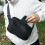 Universal Speaker Device Storage Bag With Anti Slip Inner-Black 2