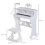 Homcom HOMCOM 37 Key Keyboard Battery Piano Kids Microphone Stool Educational Game 3