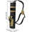 Adjustable Quiver Holder for Compound Recurve Bow with Tactical Strap Khaki 4